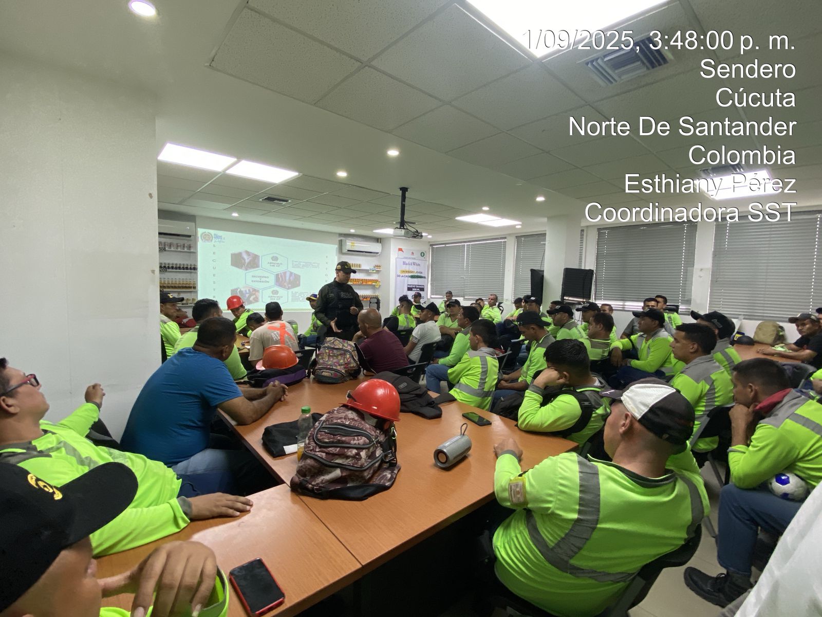 Evidencia de capacitación